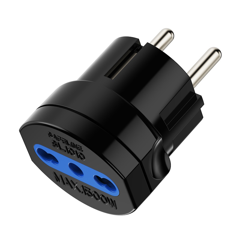 EW1197 | Power adapter 1-way with Schuko plug 16A | Ewent | distributori informatica